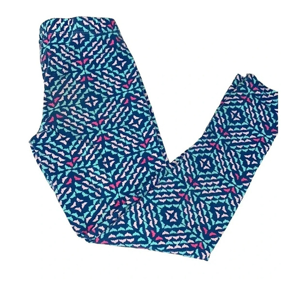 VINEYARD VINES GUC GIRLS LEGGINGS PANTS BOTTOMS SIZE M 10 12 - Picture 1 of 8